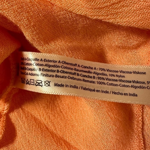 Free People Adella Maxi Slip Dress Coral Orange FP One - Picture 14 of 15